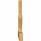 Ekena Millwork Saratoga Rough Sawn Timber Gable Bracket, Western Red Cedar, 96"W x 24"H x 2"D x 4"F, 6/12 Pitch GBW096X24X0204SAR00RWR - alternate 5
